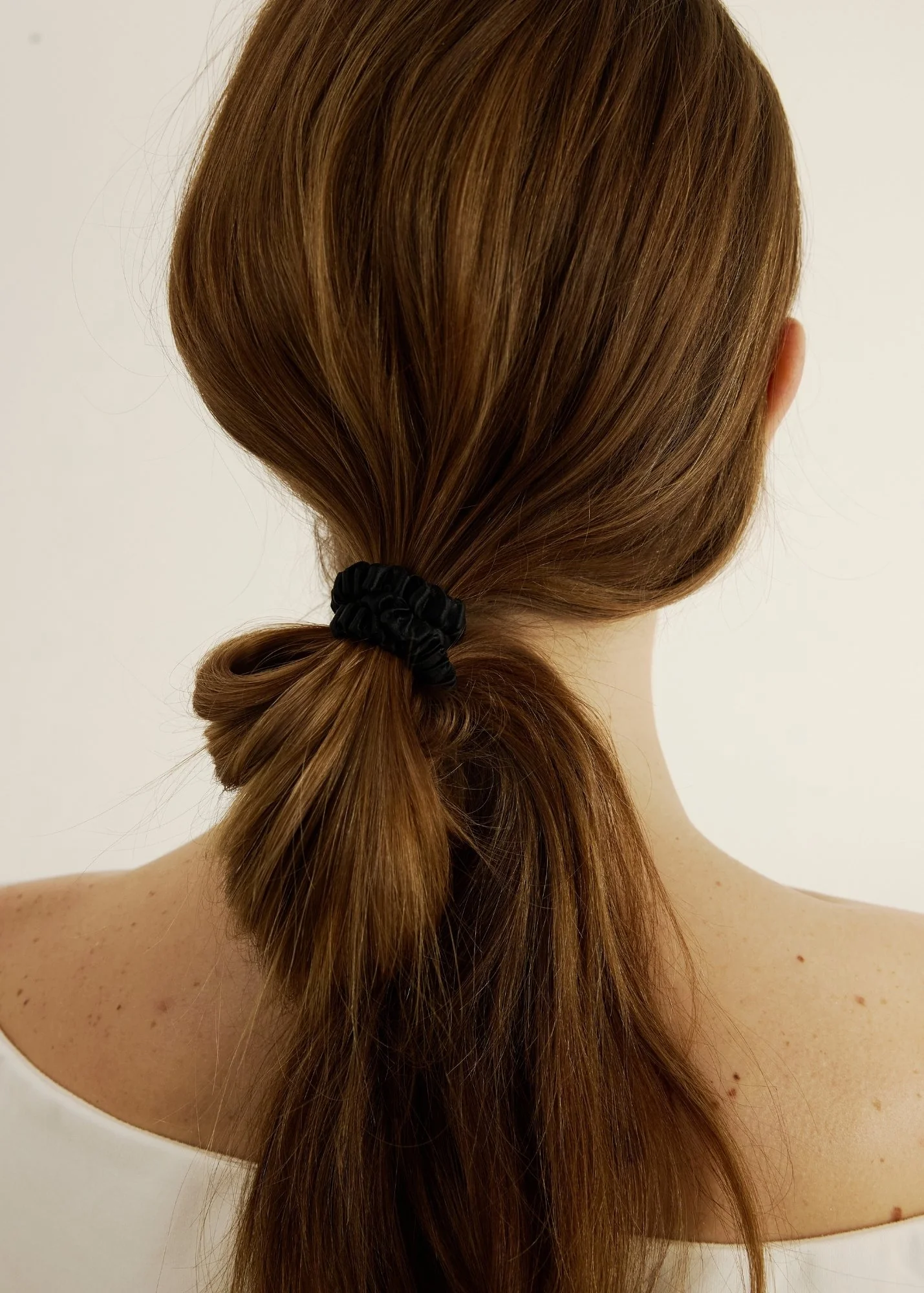 Silk Hair Tie Trio in Mixed - Image 4